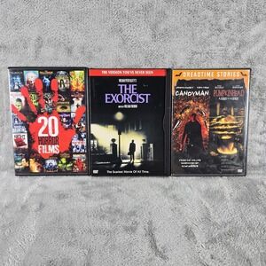 Horror Movie Lot, 20 Horror Fills Set, Candyman Pumpkinhead 3 Exorcist Extended
